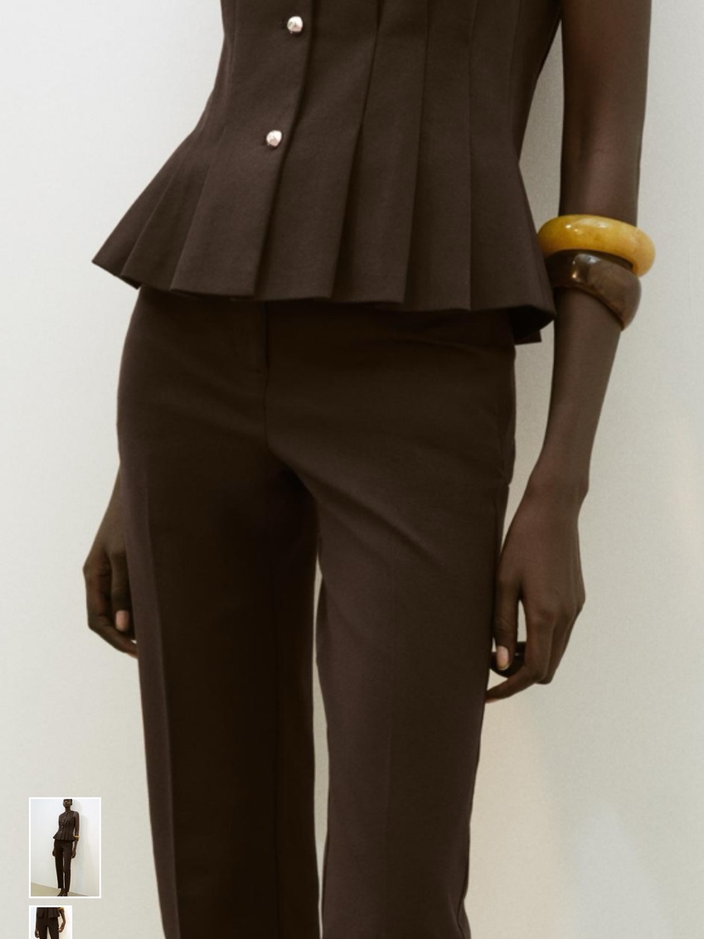 Zara Chocolate Brown pants